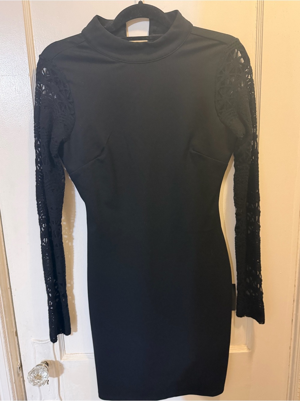 Lulus Black Bodycon Dress NWT